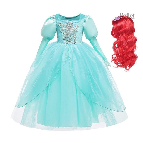 Robe Fille Élégante à Encolure