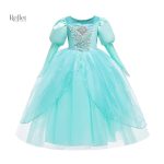 Robe Fille avec Manches Courtes