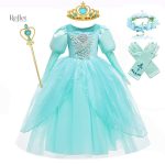 Robe Princesse Fille à Volants