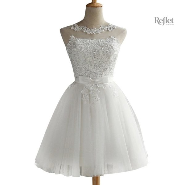 robe-de-princesse-courte-pour-femme-1 Robe courte de princesse pour femme élégante et chic