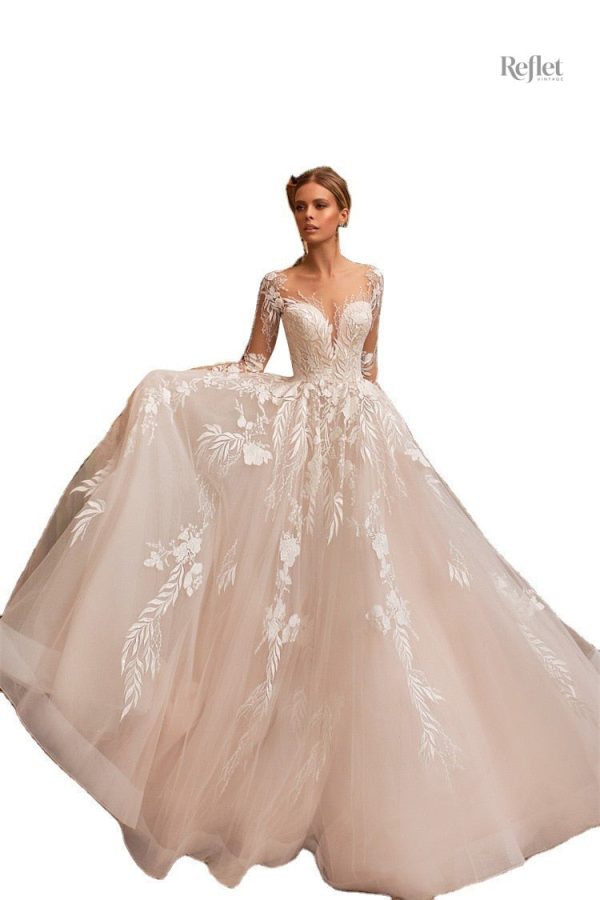 robe-de-princesse-de-mariee-1 Robe de mariée princesse élégante et raffinée