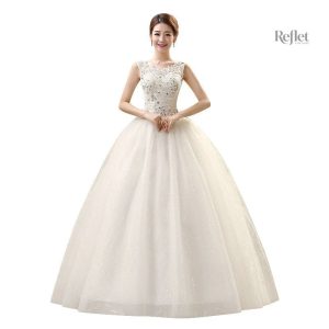 Robe de princesse mariée élégante et féerique