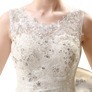 Robe de mariée romantique pour un look royal