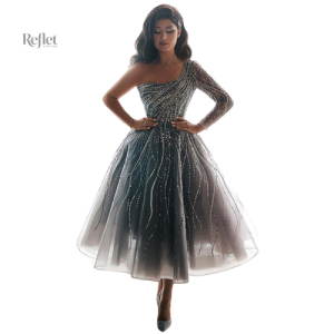 Robe de princesse femme en paillettes scintillantes
