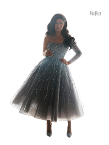 Vêtement féerique pour femme, robe de princesse pailletée