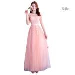Robe rose pour femme, style princesse, look romantique