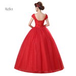 Vêtement féerique rouge pour femme