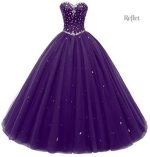 Robe violette élégante pour femme