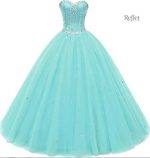 Robe de soirée style princesse violet