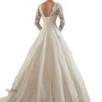 Robe de mariage à traîne pour un look royal