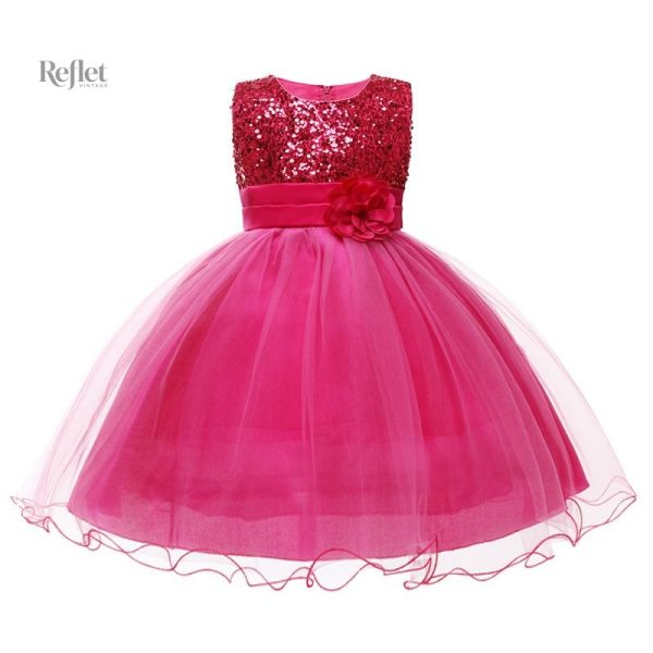 Vêtement de fête pour fille, robe de princesses enchantée