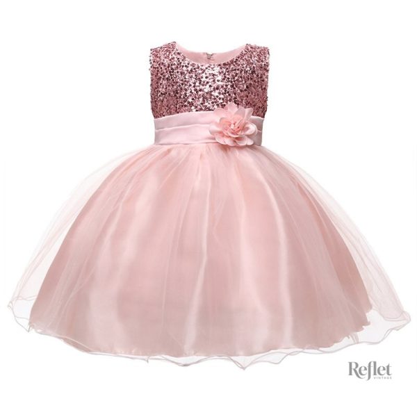 Robe princesse bleu ciel idéale pour les anniversaires