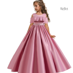 Robe de Princesse Rose élégante pour enfants