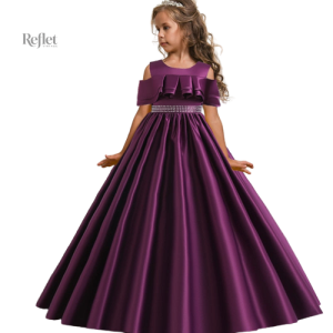 Jolie robe rose pour les petites princesses en herbe