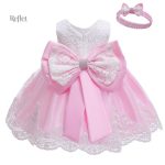 Robe vintage rose pour enfants