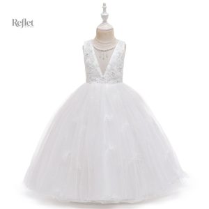 Vêtement de fête rose clair pour petite fille