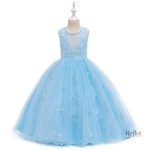 Robe de rêve rose pour jeune fille