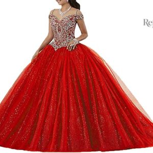 Robe de princesse rouge pour adultes
