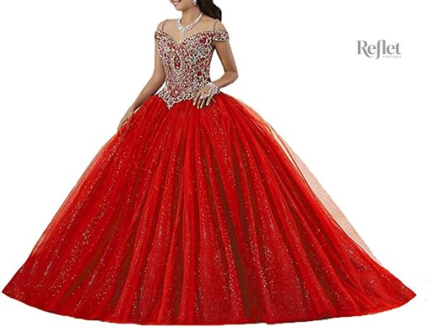 Robe de princesse rouge pour adultes