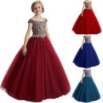 Robe princesse rouge bébé et fille