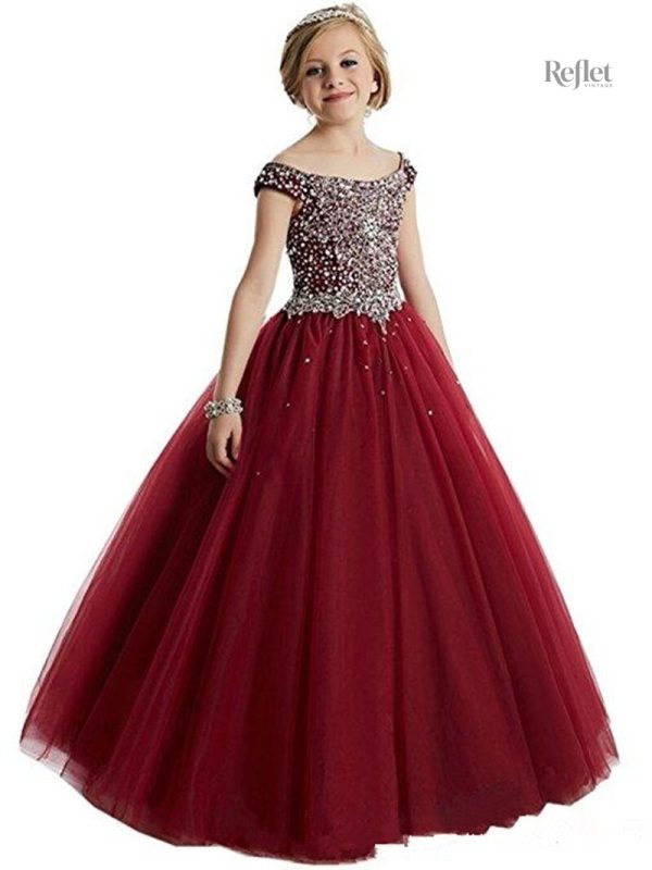 Robe élégante pour bébé en rouge