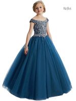 Robe enfantine rouge style princesse