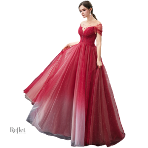 Vêtement pour enfant style princesse couleur bordeaux