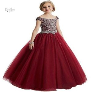 Robe princesse rouge pour petite fille