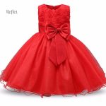 Robe princesse rouge pour fille