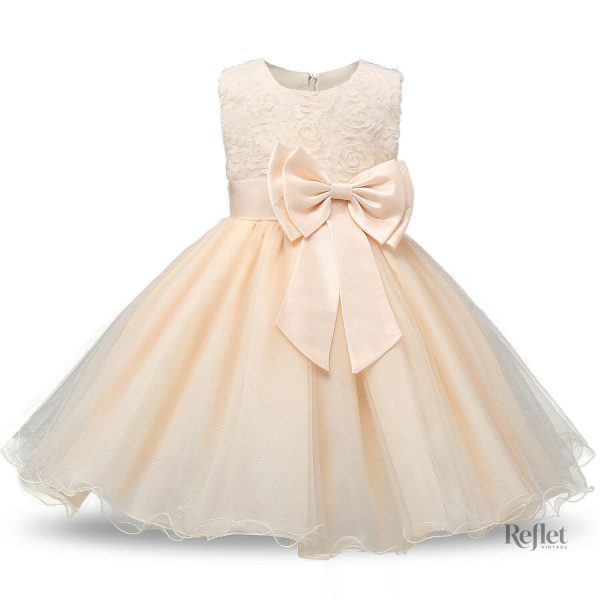 Robe de bal rouge pour fille