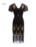 Robe de soirée historique année 20 en style classique