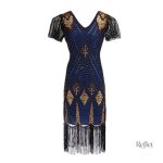Robe soirée rétro inspirée des années folles