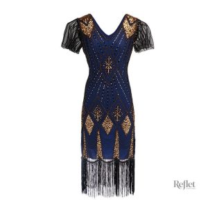 Robe soirée rétro inspirée des années folles