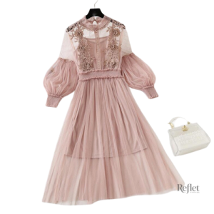 Robe de soirée rétro inspirée des années 20