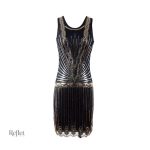 Robe vintage élégante années 30