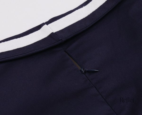 Robe années 60, design rétro avec ceinture cintrée