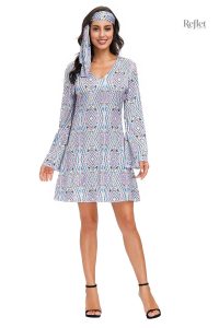 Robe vintage chic inspirée des années 70
