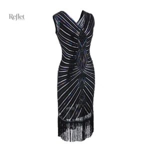 Robe de soirée vintage inspirée des années 20