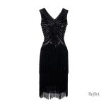 Robe de fête rétro années 20, parfaite pour danser