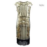 Robe de soirée élégante années 30