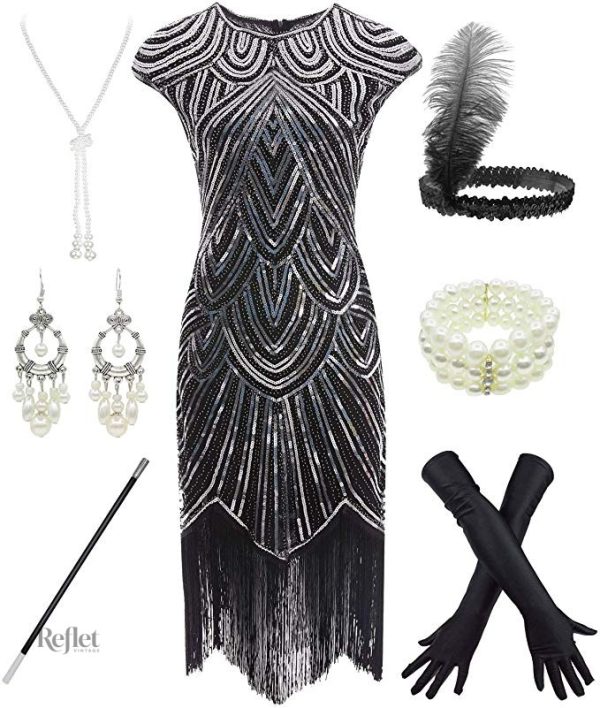 Robe soirée années 30, luxe intemporel