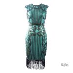 Robe années 30, finition soignée