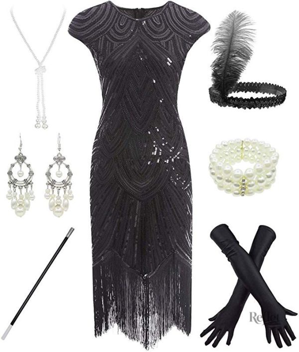 Robe de soirée années 30, couleur profonde