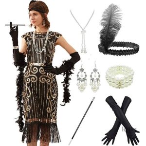 Robe vintage années 30, style glamour