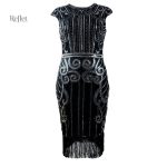 Robe de gala années 30 à manches