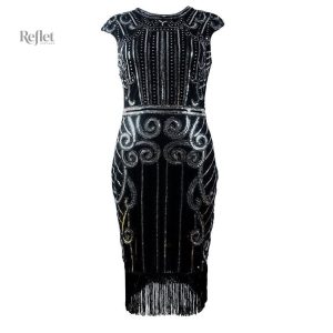 Robe de gala années 30 à manches