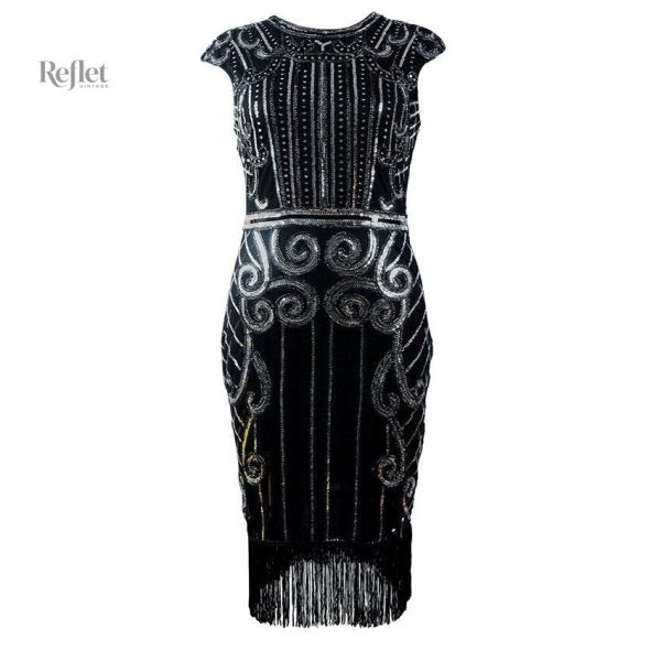 Robe de gala années 30 à manches