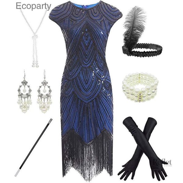 Robe chic années 30, coupe classique