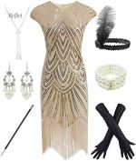 Robe de fête années 30, décolleté