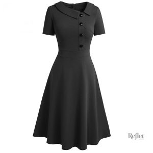 Robe de soirée vintage années 40 élégante